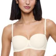 Triumph BH Signature Sheer Wired Balconette Bra Elfenben D 80 Dam