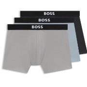 BOSS Kalsonger 3P ONE Boxer Brief Blå/Grå bomull XX-Large Herr
