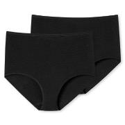 Schiesser Trosor 2P 95-5 Organic Maxi Svart bomull 5XL Dam