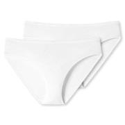 Schiesser Trosor 2P 95-5 Organic Tai Vit bomull XX-Large Dam