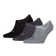 Calvin Klein Strumpor 3P Footie Men Socks High Cut Grå Strl 39/42 Herr