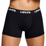 Levis Kalsonger 2P Repeat Logo Boxer Brief Svart bomull Medium Herr