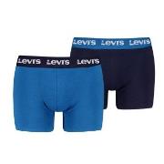Levis Kalsonger 2P Repeat Logo Boxer Brief Marin/Blå bomull Large Herr