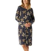 Schiesser Long Sleeve Nightshirt Mörkgrå X-Large Dam