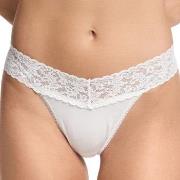 Hanky Panky Trosor Supima Cotton Original Rise Thong Vit One Size Dam
