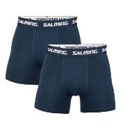 Salming Kalsonger 2P Cotton Boxer Marin bomull Large Herr