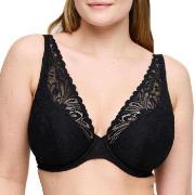 PrimaDonna BH Rupi Half Padded Plunge Bra Svart D 80 Dam