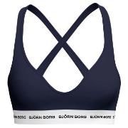 Björn Borg BH Logo Bralette Marin bomull Medium Dam