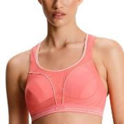 Shock Absorber BH Ultimate Run Bra Rosa/Vit polyamid B 85 Dam
