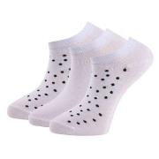 Trofe Cotton Dot Sneaker Socks Strumpor 6P Vit Strl 39/42 Dam