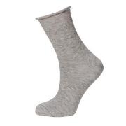 Trofe Cotton Solid Sock Strumpor 2P Grå Strl 37/41 Dam