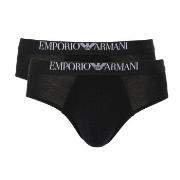 Armani Endurance Briefs Kalsonger 2P Svart bomull Large Herr