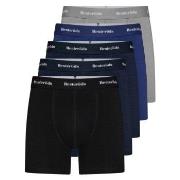 Resteröds Kalsonger 5P Kalle Bamboo Boxer Svart/Blå Medium Herr