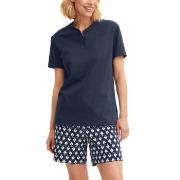 Calida Daylight Dreams Short Pyjama Marin bomull Medium Dam