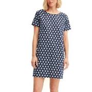 Calida Daylight Dreams Short Sleeved Nightdress Marin bomull Medium Da...