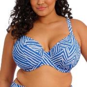 Elomi Fiji Falls Plunge Bikini Top Vit/Blå F 85 Dam