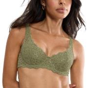 Triumph BH Amourette Wired Bra With Lace Oliv E 75 Dam
