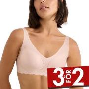 Sloggi BH ZERO Feel Bliss Soft Bra Ljusrosa M+ Dam