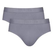Sloggi Kalsonger 2P SLG Base Soft Midi Briefs Grå Medium Herr