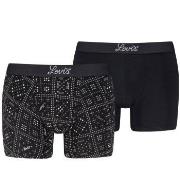 Levis Kalsonger 2P Boxer Briefs Cotton Patterned Svart Mönster bomull ...