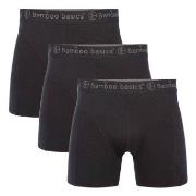 Bamboo basics Kalsonger 3P Rico Boxers Svart Large Herr
