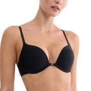Triumph BH Pure Micro Push Up Bra With Front Closure Svart C 80 Dam