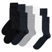 Björn Borg Strumpor 10P Essential Long Socks Svart/Marin/Vit Strl 36/4...