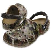 Crocs Classic Camo Clog Unisex Grön Mönstrad US C12 (EU 29-30)