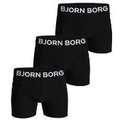 Björn Borg Kalsonger 3P Organic Cotton stretch Boxer Svart XX-Large He...