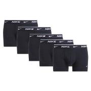 Nike Kalsonger 5P Essentials Cotton Stretch Trunk Svart bomull Large H...
