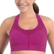 Anita BH Active Front Zip Sports Bra Mörkrosa nylon Small Dam