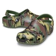 Crocs Classic Camo Clog Unisex Militärgrön US M10/W12 (EU 43-44)