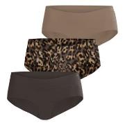 Björn Borg Trosor 3P Invisible Hipster Brun mönstrad Small Dam