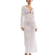 Triumph Beach MyWear Crochet Long Dress Vit polyester 38 Dam