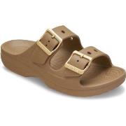 Crocs Saturday Metallic Buckle Sandal Brun ej Spec US W8 (EU 38-39) Da...