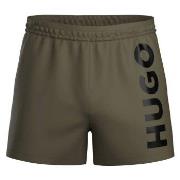 HUGO Badbyxor Abas Swim Shorts Mörkgrön polyester X-Large Herr