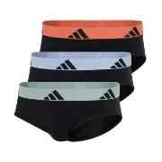 adidas Kalsonger 3P Active Flex Cotton Brief Svart/Orange bomull Small...
