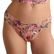 Hanky Panky Trosor Printed Low Rise Thong Blommig nylon One Size Dam