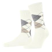 Burlington Strumpor Manchester Mercerised Cotton Sock Offwhite Strl 40...