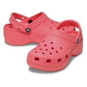 Crocs Classic Platform Clog Hallonröd US W8 (EU 38-39) Dam
