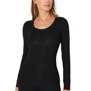 Schiesser Personal Fit Long Sleeve Shirt Svart 3XL Dam