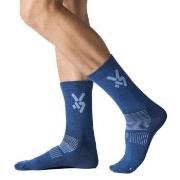Seger Strumpor Glide Light Wool Ski Socks Marin/Blå Strl 46/48