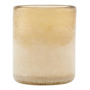 House Doctor - Mist Ljushållare Glas 11,5 cm Ljusbrun