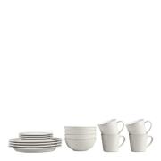 Denby - Natural Canvas Startset 16 delar Vit