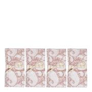 Chamois - Big Paisley Servett 4-pack 50x50 cm Rosa