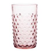 Klimchi - Hobnail glas 20 cl rosaline