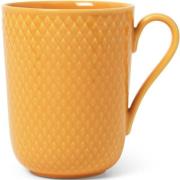 Lyngby Porcelæn - Rhombe Color Mugg m Handtag 33 cl Gul