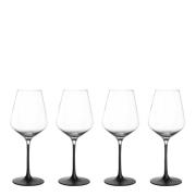 Villeroy & Boch - Manufacture Rock Vitvinsglas 4-pack Klar/Svart fot