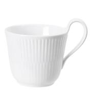 Royal Copenhagen - White Fluted Mugg Högt Handtag 24 cl