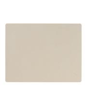 LIND dna - Leather Serene Rectangle Bordstablett 26x34 cm Cream